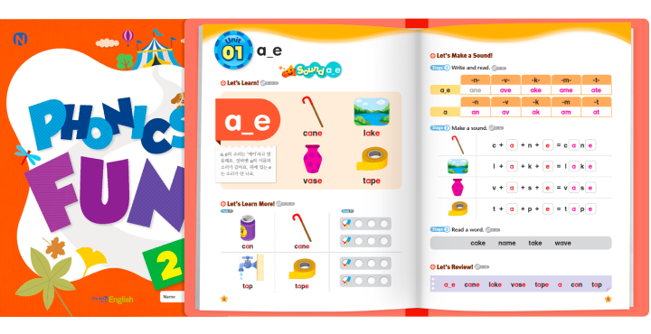 미래엔영어 Phonics 시리즈 교재